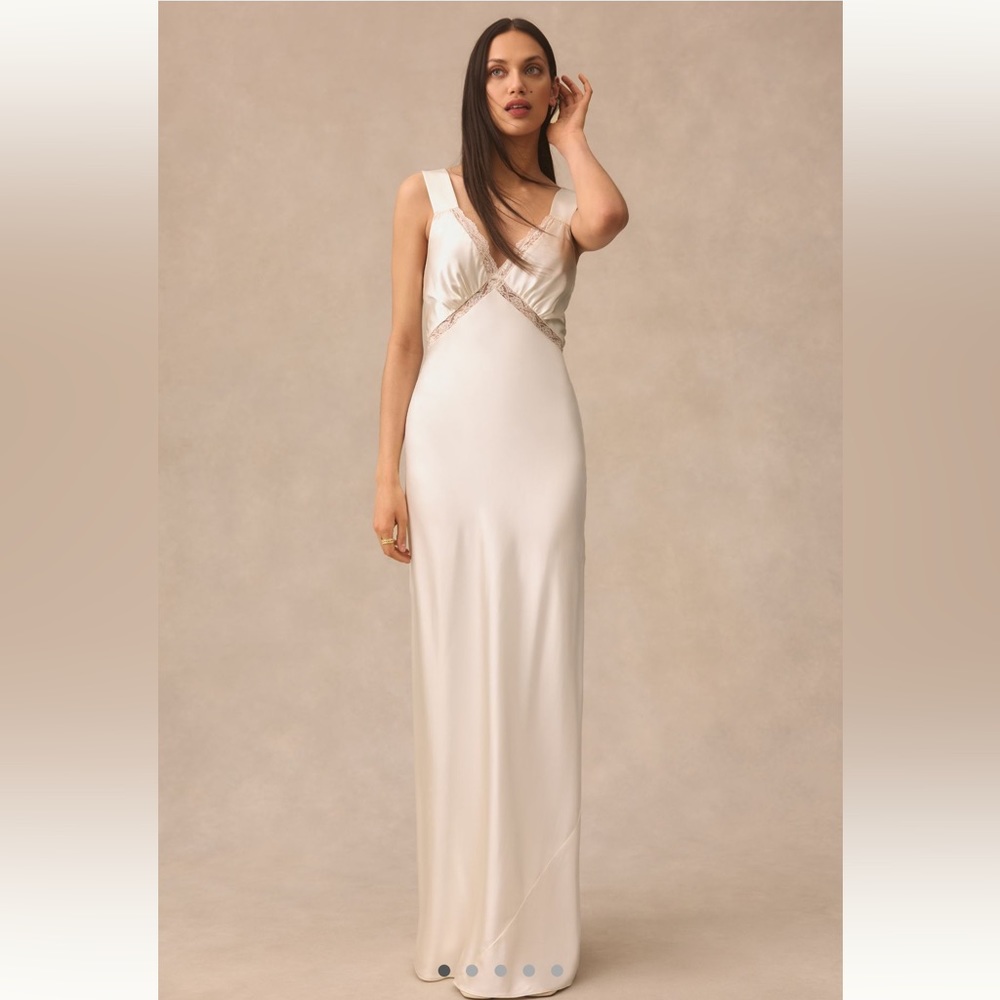 Reformation Chania Silk Dress